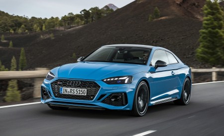 2020 Audi RS 5 Coupe (Color: Turbo Blue) Front Three-Quarter Wallpapers 450x275 (41)