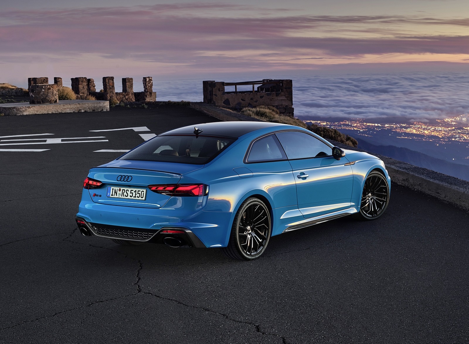 2020 Audi RS 5 Coupe (Color: Turbo Blue) Rear Three-Quarter Wallpapers #56 of 75