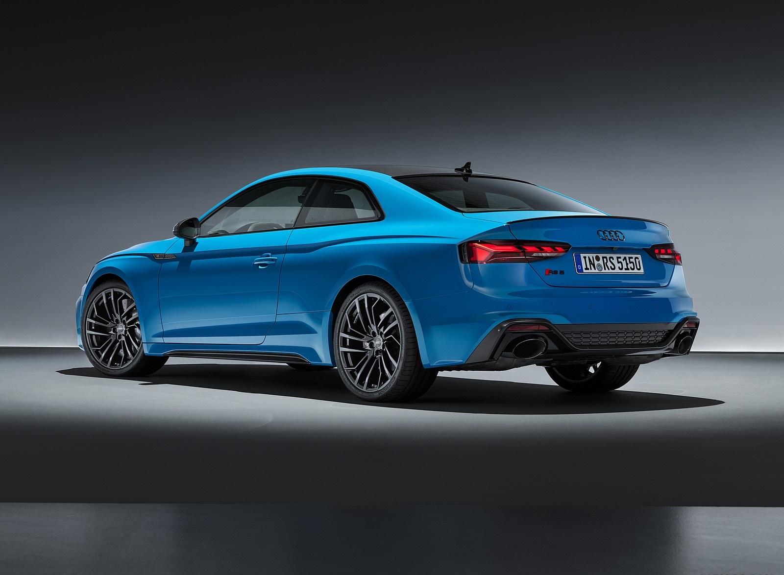 2020 Audi RS 5 Coupe (Color: Turbo Blue) Rear Three-Quarter Wallpapers #59 of 75
