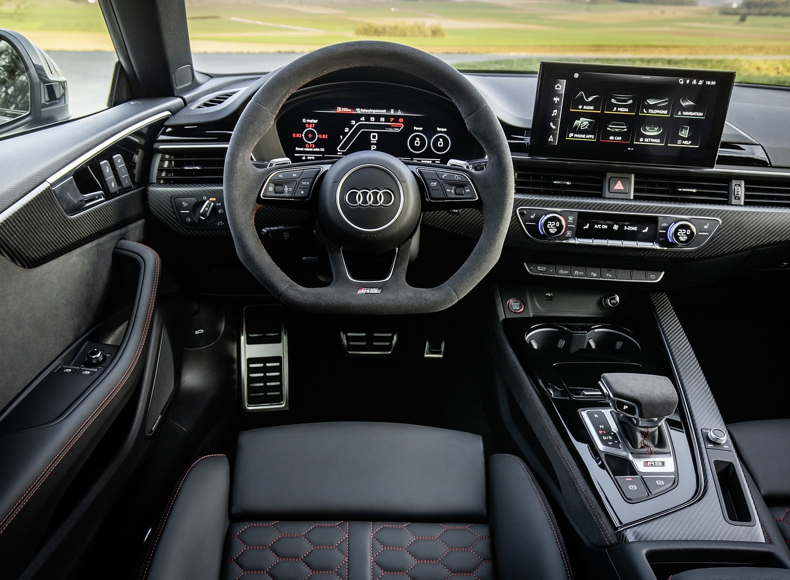 2020 Audi RS 5 Coupe Interior Cockpit Wallpapers #36 of 75
