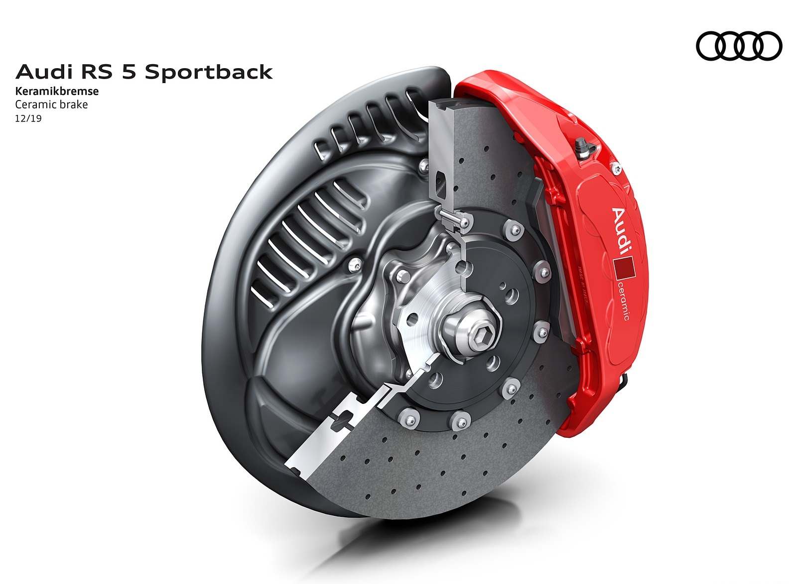 2020 Audi RS 5 Sportback Ceramic brake Wallpapers #73 of 76