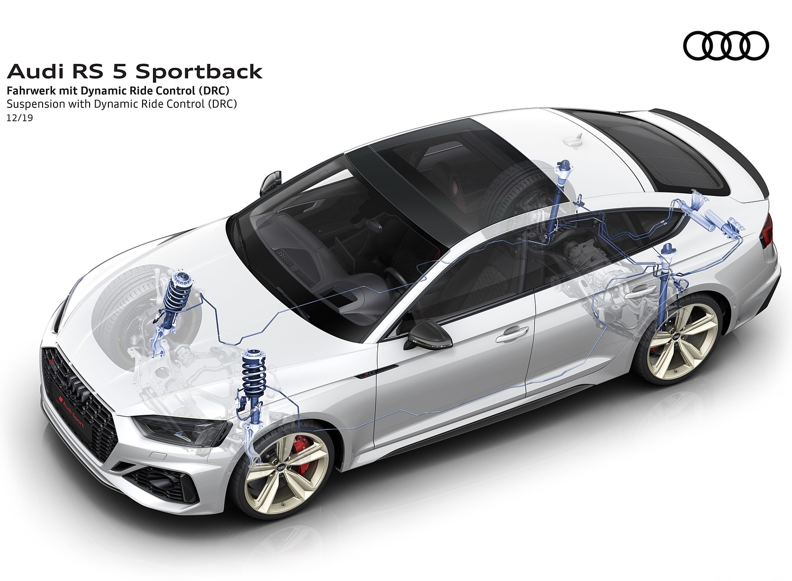2020 Audi RS 5 Sportback Suspension with Dynamic RideControl (DRC) Wallpapers #64 of 76