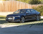 2020 Audi S8 (Color: Navarra Blue) Front Three-Quarter Wallpapers 150x120 (43)