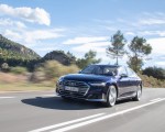 2020 Audi S8 (Color: Navarra Blue) Front Three-Quarter Wallpapers 150x120