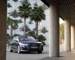 2020 Audi S8 (Color: Navarra Blue) Front Three-Quarter Wallpapers 150x120