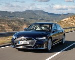 2020 Audi S8 (Color: Navarra Blue) Front Three-Quarter Wallpapers 150x120 (25)