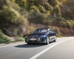 2020 Audi S8 (Color: Navarra Blue) Front Three-Quarter Wallpapers 150x120