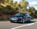 2020 Audi S8 (Color: Navarra Blue) Front Three-Quarter Wallpapers 150x120