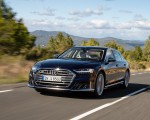 2020 Audi S8 (Color: Navarra Blue) Front Three-Quarter Wallpapers 150x120