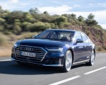 2020 Audi S8 (Color: Navarra Blue) Front Three-Quarter Wallpapers 150x120 (7)