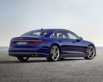 2020 Audi S8 (Color: Navarra Blue) Rear Three-Quarter Wallpapers 150x120