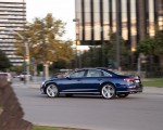 2020 Audi S8 (Color: Navarra Blue) Rear Three-Quarter Wallpapers 150x120