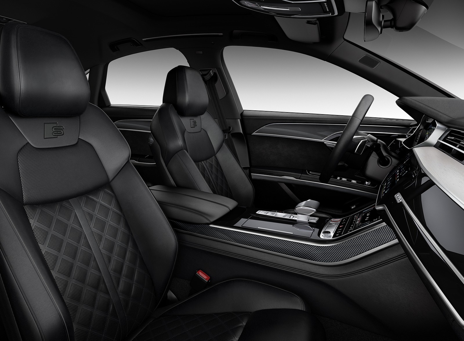 2020 Audi S8 Interior Front Seats Wallpapers #77 of 189