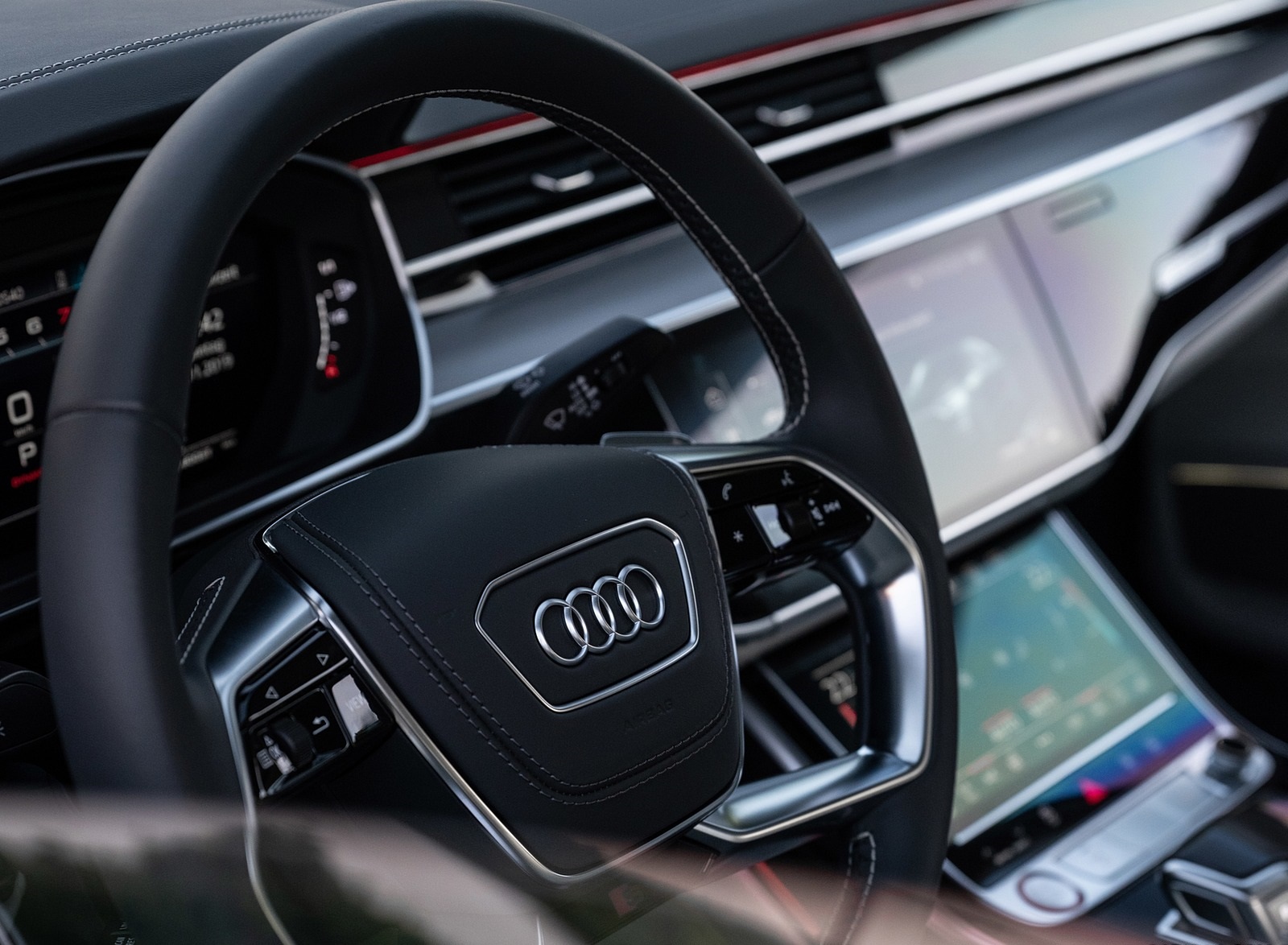 2020 Audi S8 Interior Steering Wheel Wallpapers #69 of 189