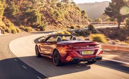 2020 BMW M8 Competition Convertible (UK-Spec) Rear Three-Quarter Wallpapers 450x275 (10)