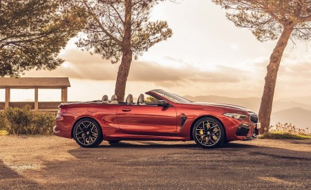 2020 BMW M8 Competition Convertible (UK-Spec) Side Wallpapers 450x275 (17)