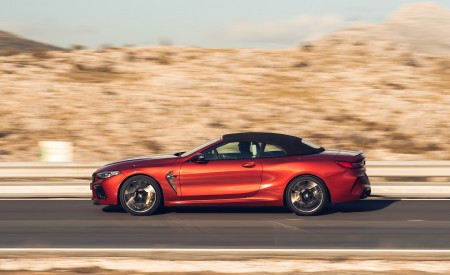 2020 BMW M8 Competition Convertible (UK-Spec) Side Wallpapers 450x275 (13)