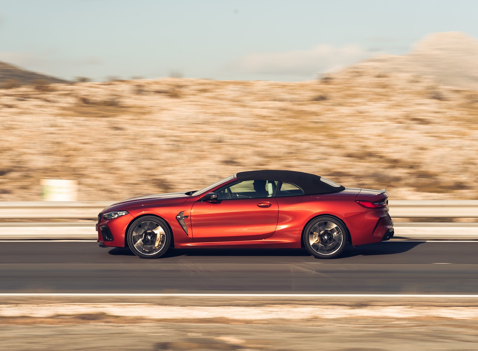 2020 BMW M8 Competition Convertible (UK-Spec) Side Wallpapers #13 of 40
