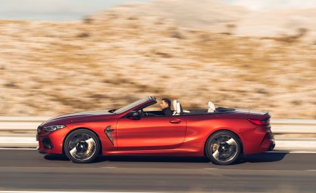 2020 BMW M8 Competition Convertible (UK-Spec) Side Wallpapers 450x275 (14)