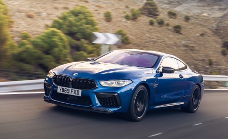2020 BMW M8 Competition Coupe (UK-Spec) Front Three-Quarter Wallpapers 450x275 (3)