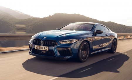 2020 BMW M8 Competition Coupe (UK-Spec) Front Three-Quarter Wallpapers 450x275 (6)