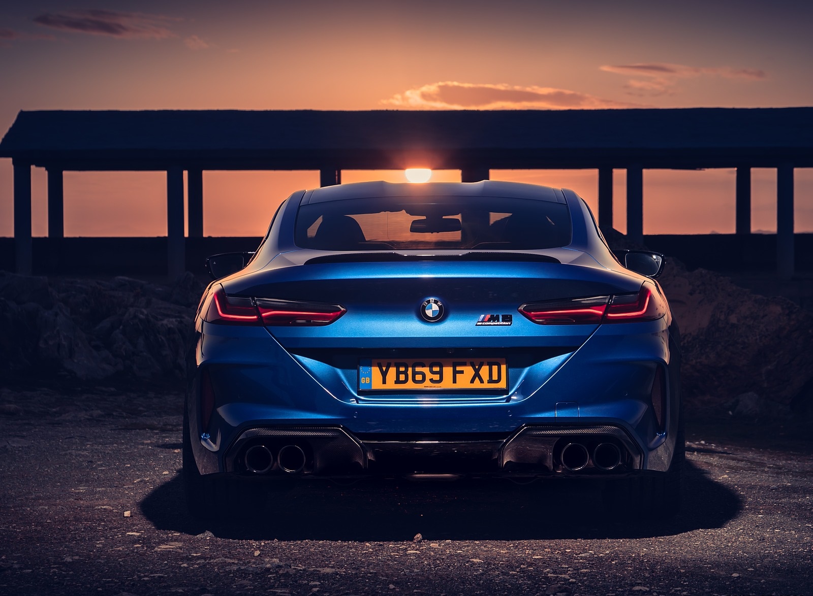 2020 BMW M8 Competition Coupe (UK-Spec) Rear Wallpapers #25 of 35