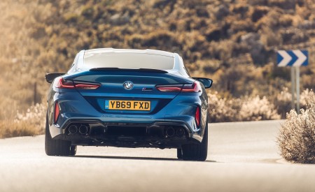 2020 BMW M8 Competition Coupe (UK-Spec) Rear Wallpapers 450x275 (16)