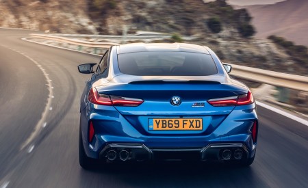 2020 BMW M8 Competition Coupe (UK-Spec) Rear Wallpapers 450x275 (12)