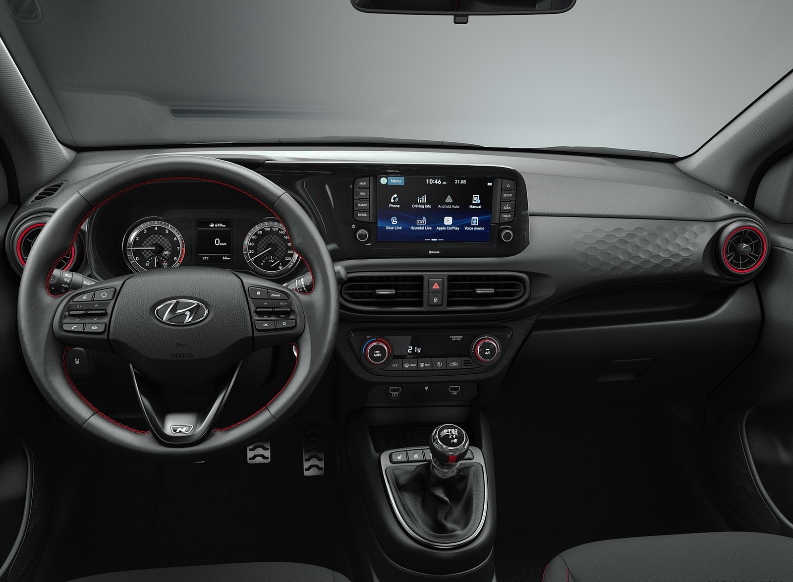 2020 Hyundai i10 N Line Interior Cockpit Wallpapers #3 of 3