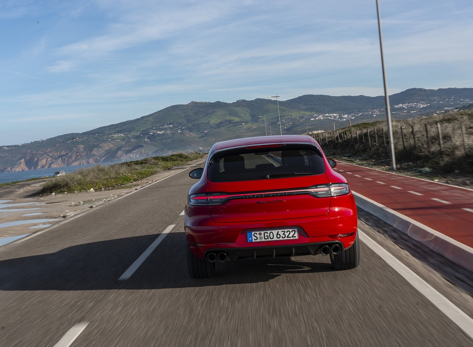 2020 Porsche Macan GTS (Color: Carmine Red) Rear Wallpapers #12 of 249