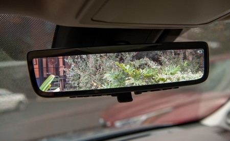 2020 Toyota Highlander Platinum Hybrid AWD (Color: Ruby Flare Pearl) Digital Rear View Mirror Wallpapers 450x275 (23)