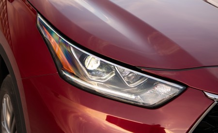 2020 Toyota Highlander Platinum Hybrid AWD (Color: Ruby Flare Pearl) Headlight Wallpapers 450x275 (9)