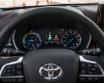 2020 Toyota Highlander Platinum Hybrid AWD (Color: Ruby Flare Pearl) Instrument Cluster Wallpapers 150x120 (24)