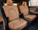 2020 Toyota Highlander Platinum Hybrid AWD (Color: Ruby Flare Pearl) Interior Rear Seats Wallpapers 150x120