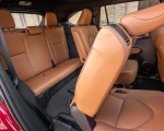 2020 Toyota Highlander Platinum Hybrid AWD (Color: Ruby Flare Pearl) Interior Rear Seats Wallpapers 150x120