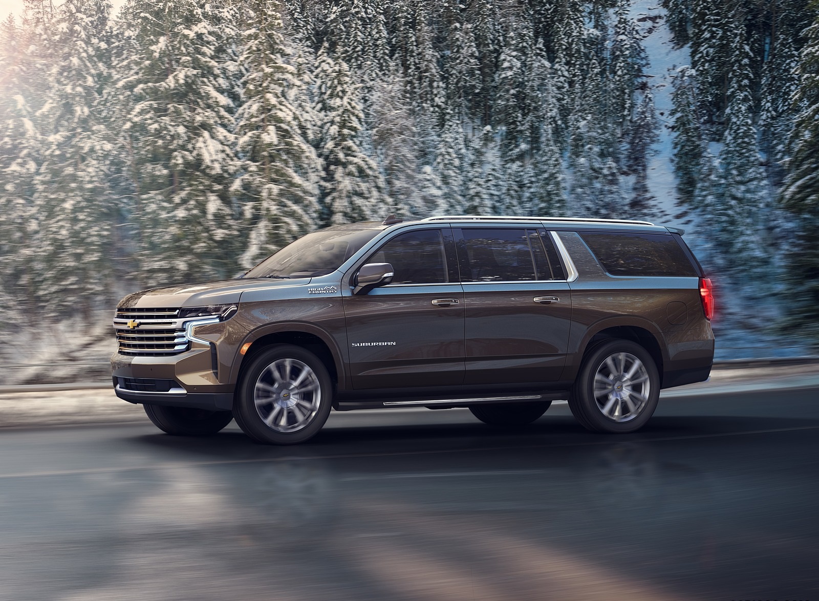 2021 Chevrolet Suburban Front Three-Quarter Wallpapers (2)