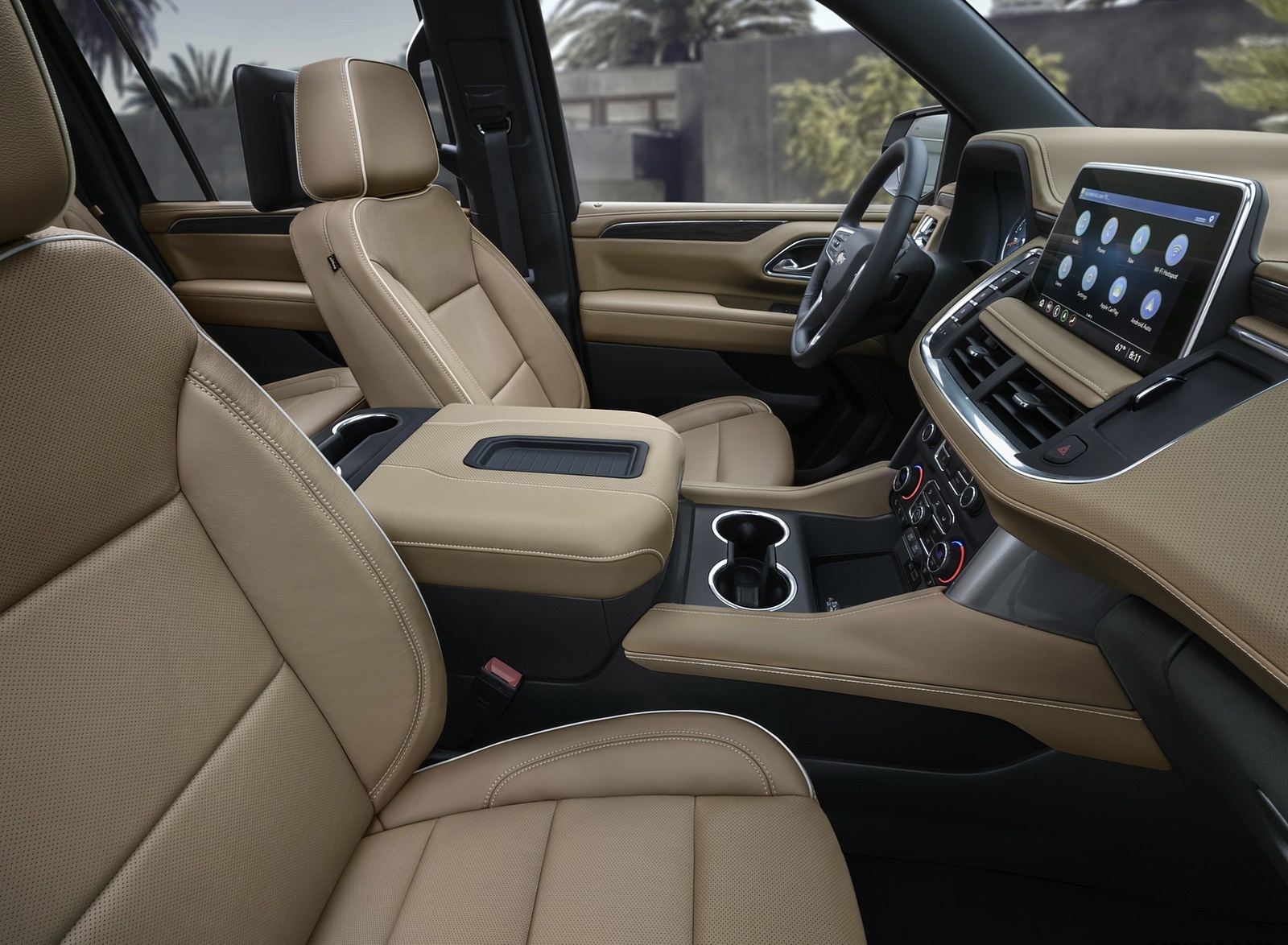 2021 Chevrolet Suburban Interior Front Seats Wallpapers #29 of 32