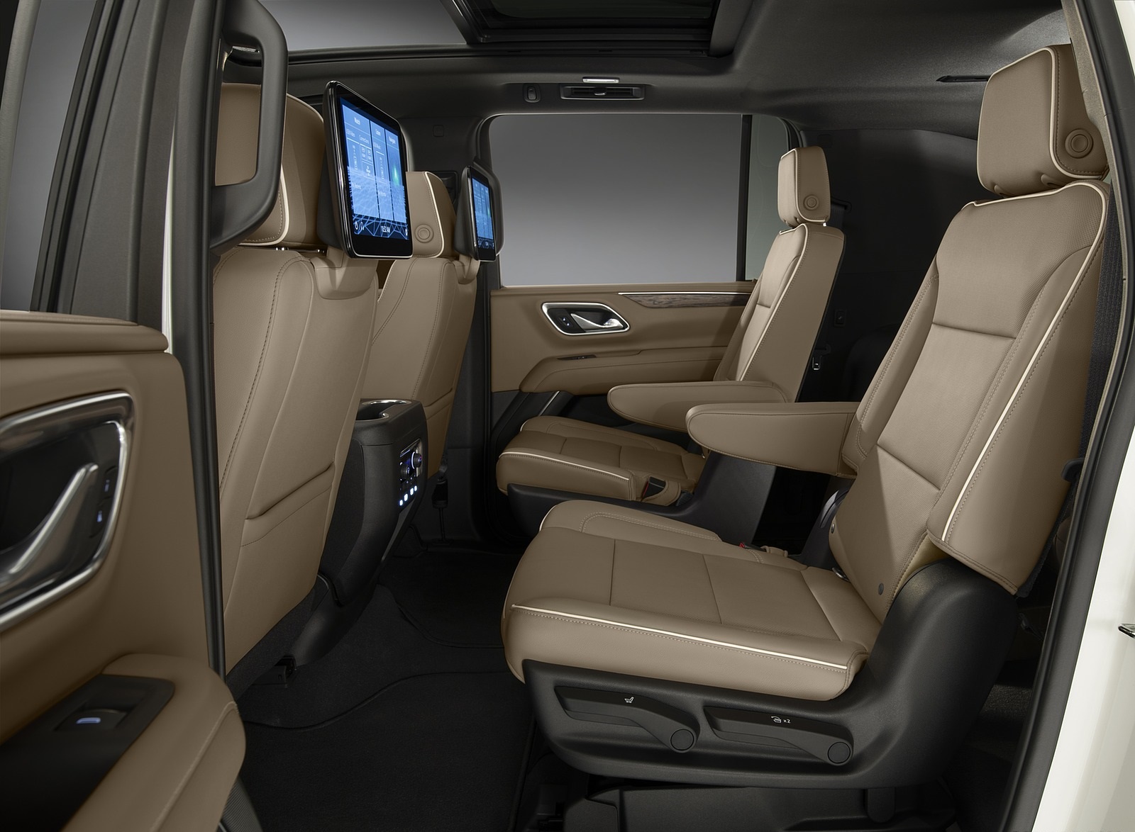 2021 Chevrolet Suburban Interior Rear Seats Wallpapers #28 of 32