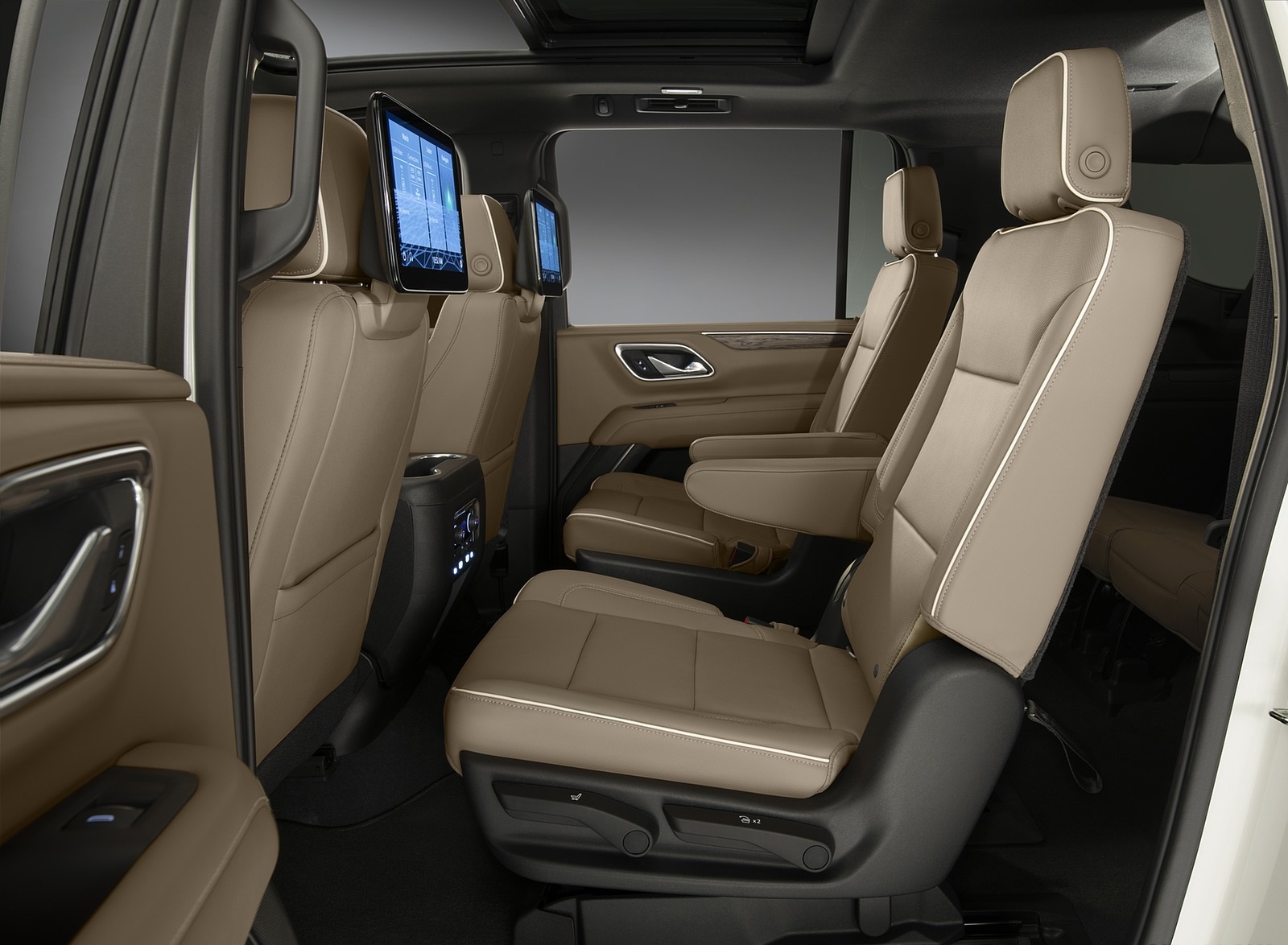 2021 Chevrolet Suburban Interior Rear Seats Wallpapers #27 of 32
