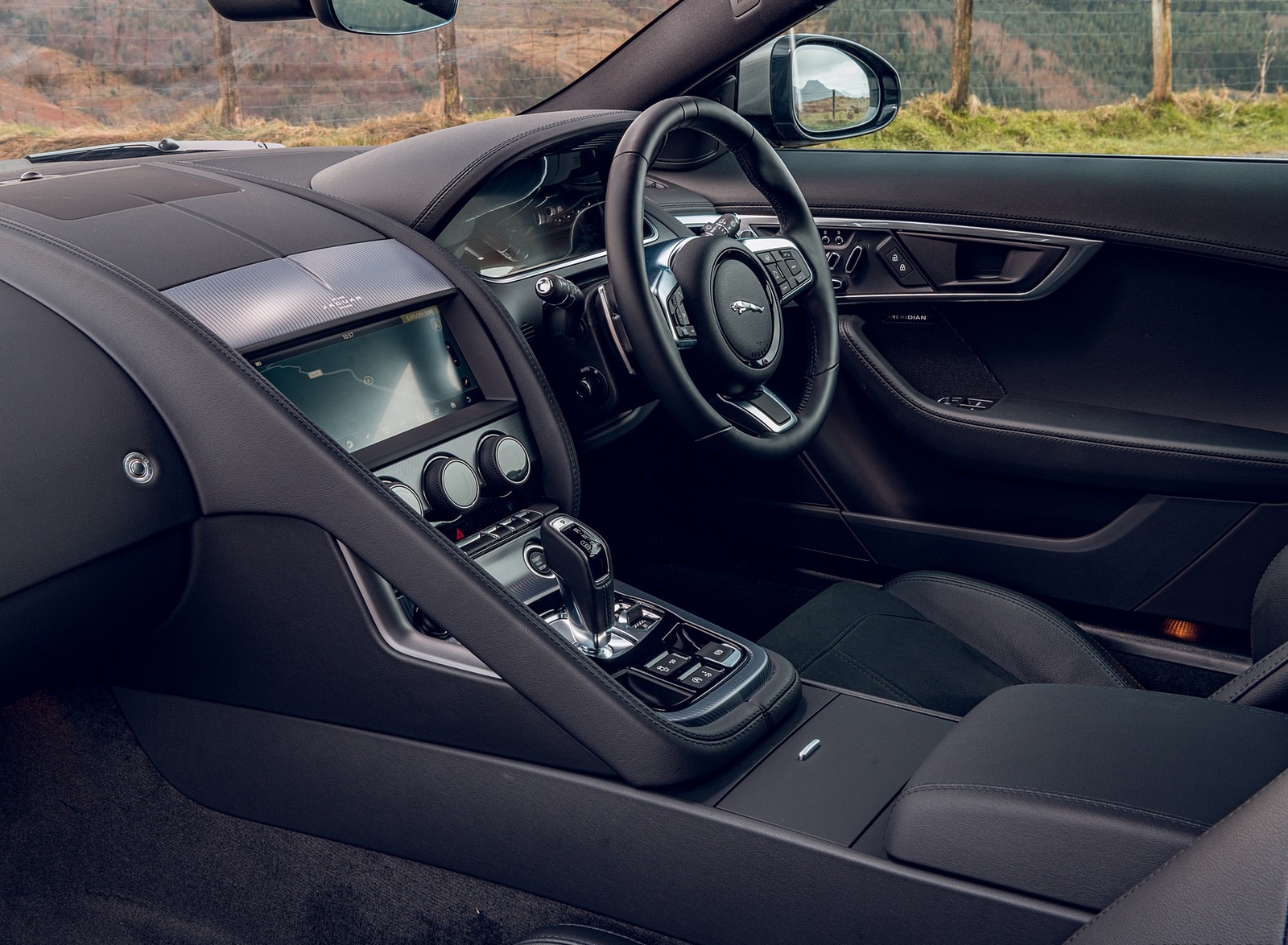 2021 Jaguar F-TYPE Coupe R-Dynamic P450 AWD (Color: Eiger Grey) Interior Wallpapers #87 of 143