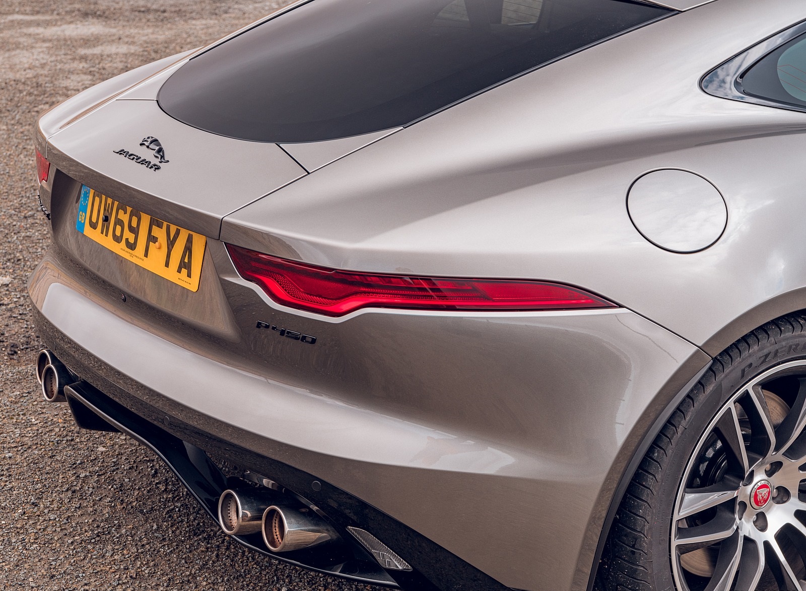 2021 Jaguar F-TYPE Coupe R-Dynamic P450 AWD (Color: Eiger Grey) Tail Light Wallpapers #73 of 143