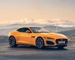 2021 Jaguar F-TYPE R Coupe AWD (Color: Sorrento Yellow) Front Three-Quarter Wallpapers 150x120