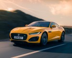 2021 Jaguar F-TYPE R Coupe AWD (Color: Sorrento Yellow) Front Three-Quarter Wallpapers 150x120