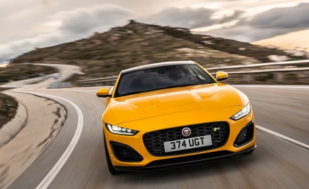 2021 Jaguar F-TYPE R Coupe AWD (Color: Sorrento Yellow) Front Wallpapers 450x275 (3)