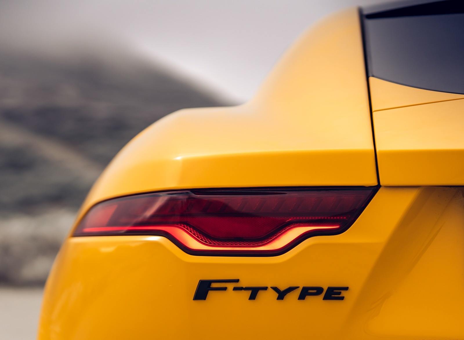 2021 Jaguar F-TYPE R Coupe AWD (Color: Sorrento Yellow) Tail Light Wallpapers #28 of 143