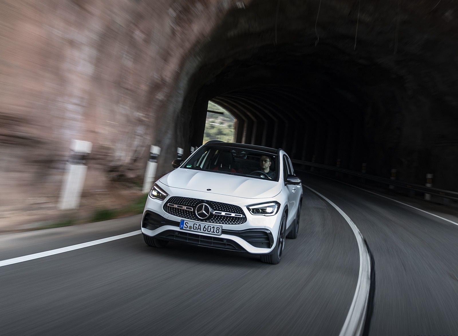 2021 Mercedes-Benz GLA 250 (Color: Digital White) Front Wallpapers (1). Download Wallpaper