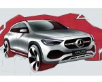 2021 Mercedes-Benz GLA Design Sketch Wallpapers 150x120
