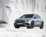 2021 Mercedes-Benz GLA Edition1 AMG Line (Color: Mountain Grey MAGNO) Front Three-Quarter Wallpapers 150x120