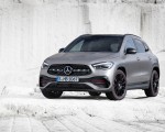 2021 Mercedes-Benz GLA Edition1 AMG Line (Color: Mountain Grey MAGNO) Front Three-Quarter Wallpapers 150x120