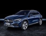 2021 Mercedes-Benz GLA Edition1 Progressive Line (Color: Galaxy Blue) Front Three-Quarter Wallpapers 150x120